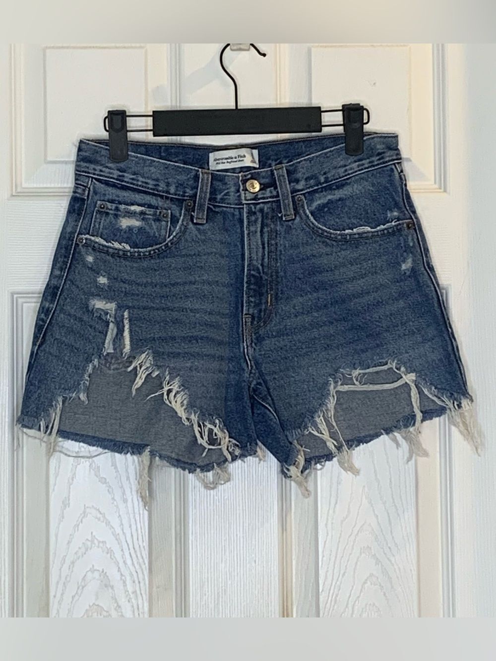 Abercrombie & Fitch Mid Rise Boyfriend Shorts Size 0/25